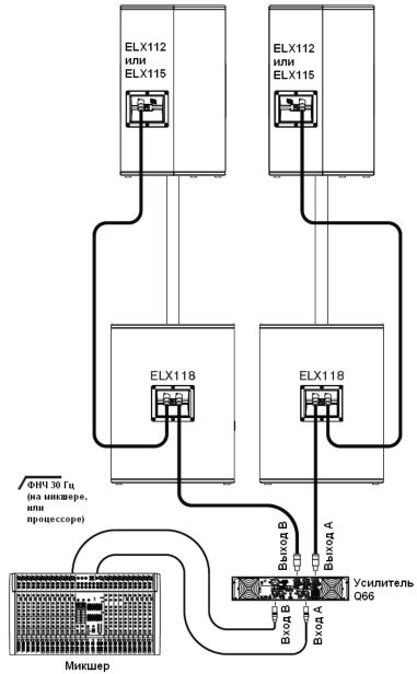 Схема подключения ELX118
