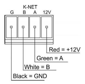 Подключение K-Net™ KRAMER RC-63DLN(W)