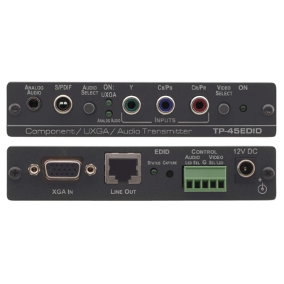 Передатчик компонентного видеосигнала и аудио по витой паре TP-45EDID