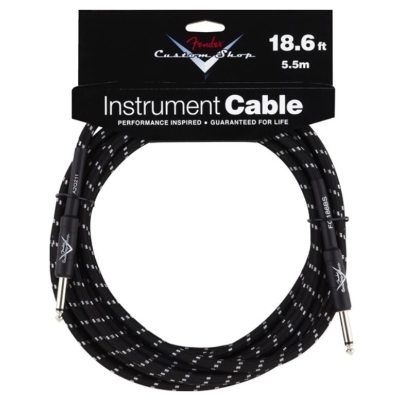 Black tweed Custom Shop Cable  Инструментальный кабель для гитары