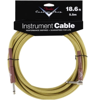 Beige tweed Custom Shop Cable Angle Инструментальный кабель для гитары