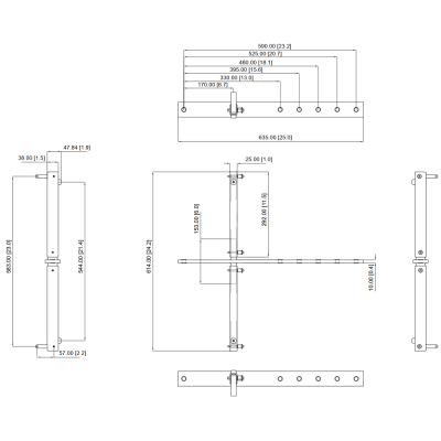 Подвесная рама для линейных массивов TBV123/118L TBV123-FB
