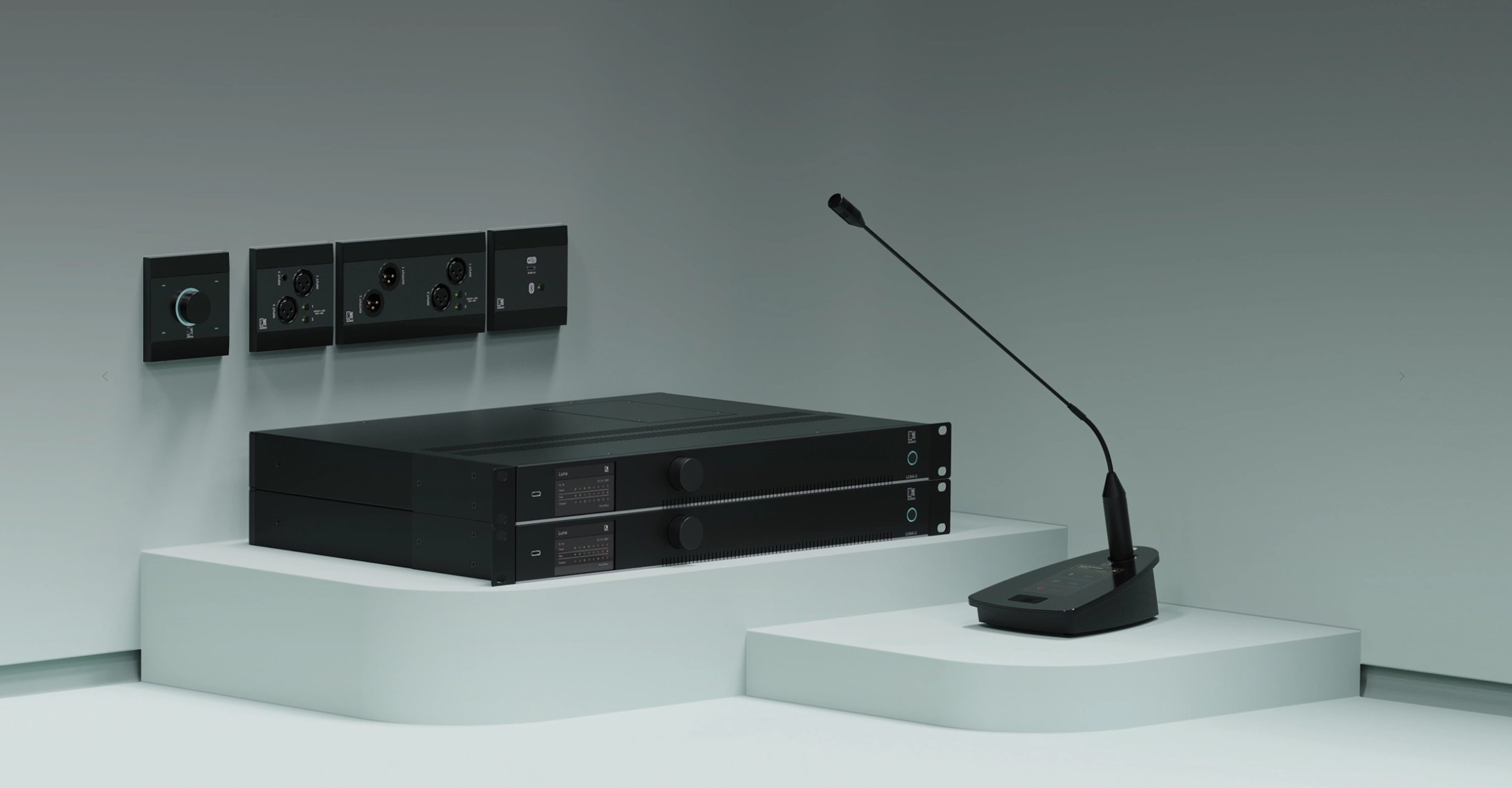 Анонс новой цифровой аудиоматричной платформы LUNA, работающей по сети DANTE