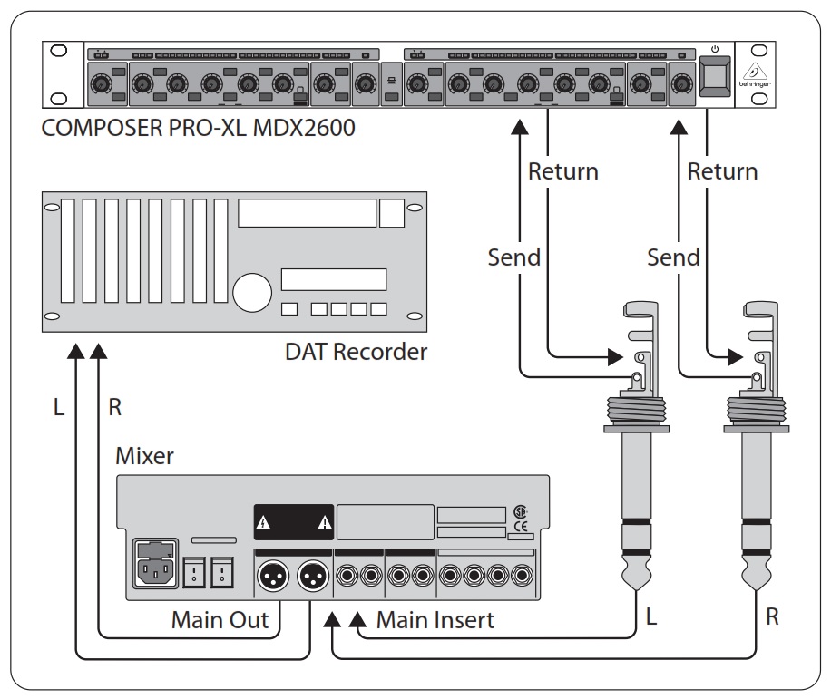 Схема подключения MDX4600