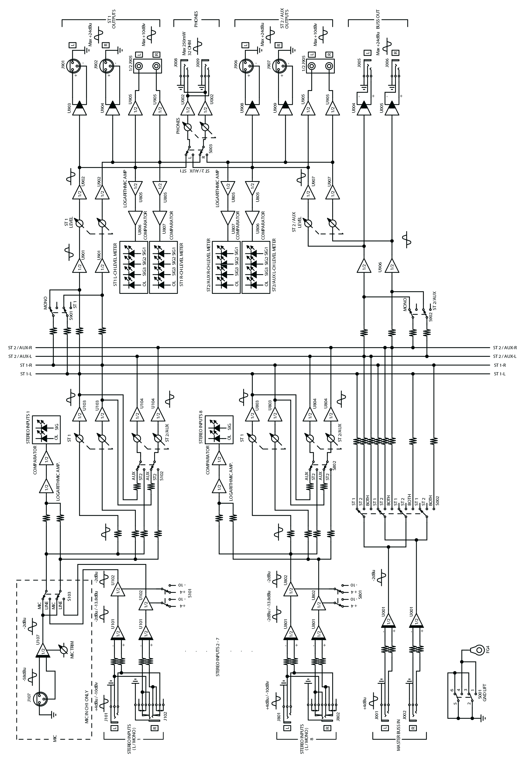 Блок схема  LM-8st