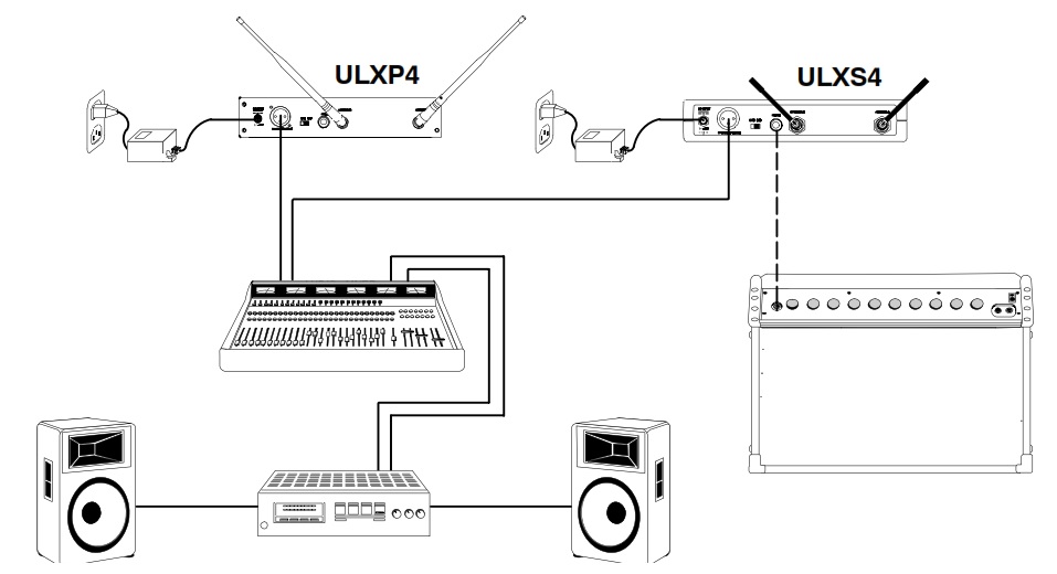 Схема подключения ULXP4E K2E