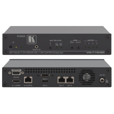 VM-114H2C Усилитель распределитель HDMI по витой паре
