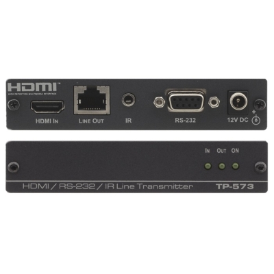 Передатчик HDMI, RS-232 и ИК сигналов по витой паре TP-573