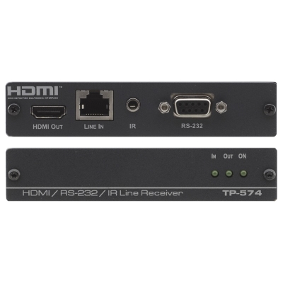 Приемник HDMI, RS-232 и ИК сигналов по витой паре TP-574