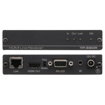 Приемник HDMI, RS-232 и ИК сигналов из витой пары TP-580R