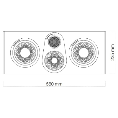 Центральный канал Silver C350