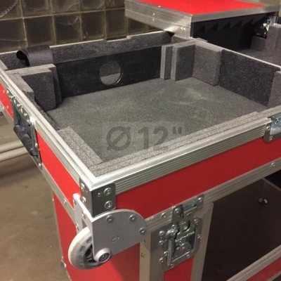 Кейс-стол диджея Vinyl Live Red