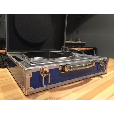 Кейс для виниловых проигрывателей Turntable Case Aluminium Blue