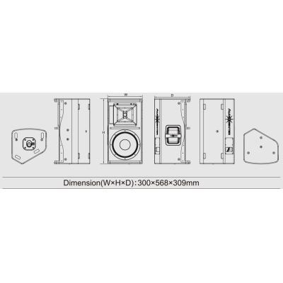 Пассивная акустическая система PF10+ MKII90