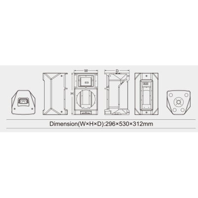 Активная акустическая система SA310