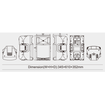 Активная акустическая система MA12