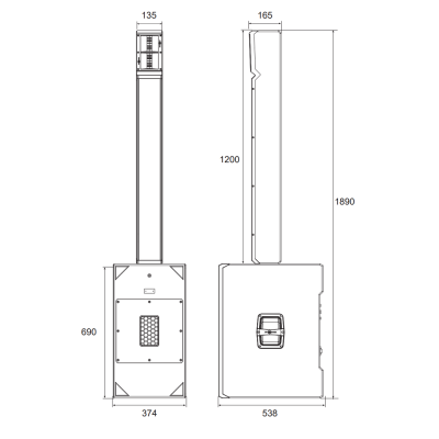 Пассивная акустическая колонна L83 MK2