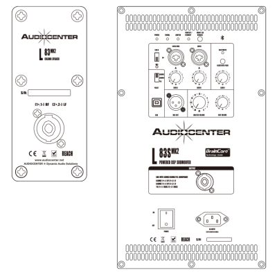 Активный сабвуфер L83S MK2