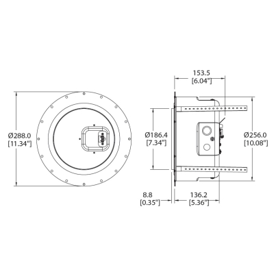 Монтажный короб/задний колпак для АС BACKCAN CMS 503 PI