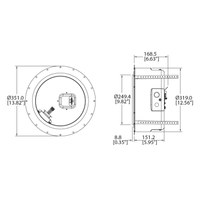 Монтажный короб/задний колпак для АС BACKCAN CMS 603 PI