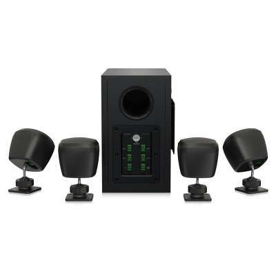 Комплект сабвуфер и 4 колонки-сателлита SAT SUB 4PACK BL