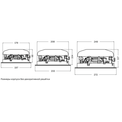 Потолочная двухполосная акустическая система AIRY-8T-WH