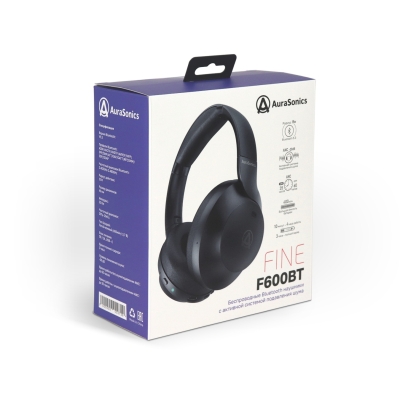 Беспроводные наушники с микрофоном и ANC FINE F600BT