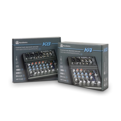 Компактный аналоговый микшерный пульт K4
