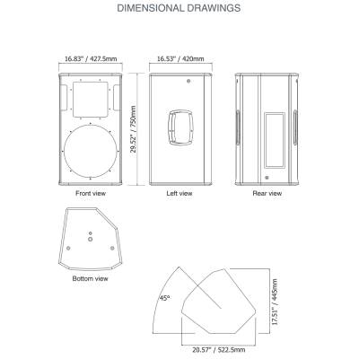 Двухполосная акустическая система VENTIS 115