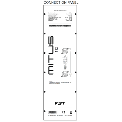 Двухполосная акустическая система MITUS 112