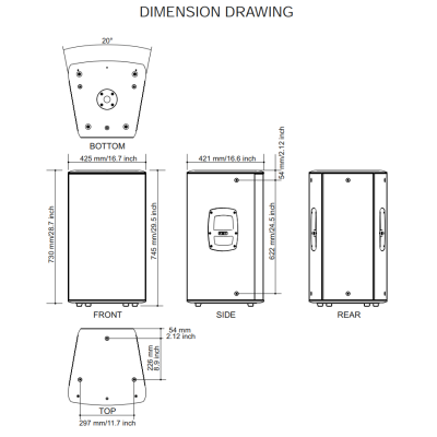 Двухполосная акустическая система MITUS 115