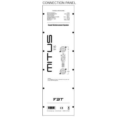Двухполосная акустическая система MITUS 115