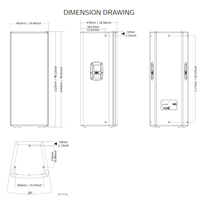 Двухполосная акустическая система MITUS 215