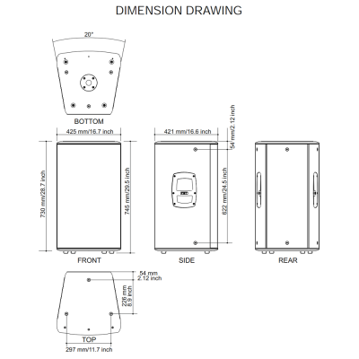 Двухполосная активная акустическая система MITUS 115A