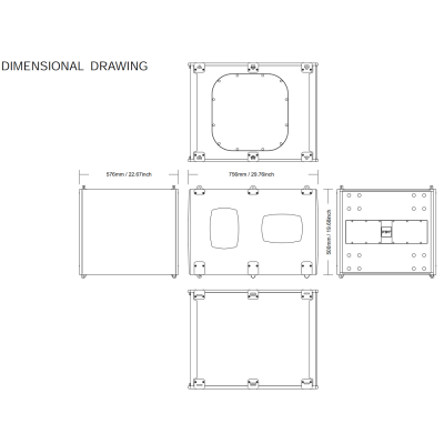 Сабвуфер band-pass MITUS 118FS