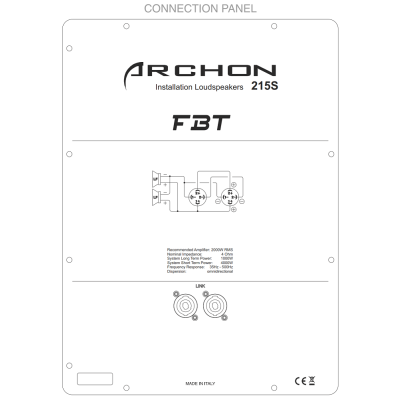 Сабвуфер ARCHON 215S