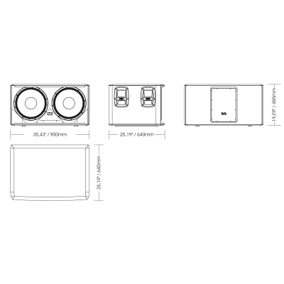 Сабвуфер ARCHON 215S