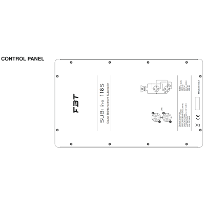 Компактный сабвуфер SUBLINE 118S