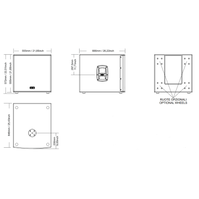 Компактный сабвуфер SUBLINE 118S