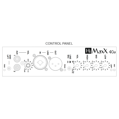 Двухполосная активная акустическая система HiMaxX 40A