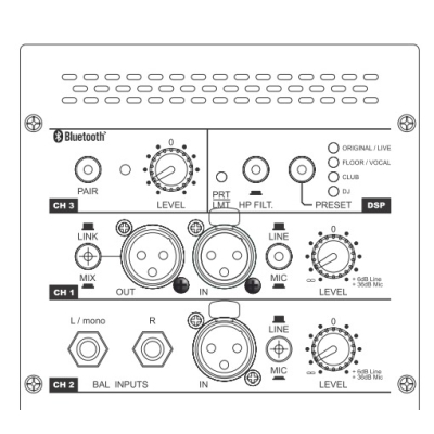 Двухполосная активная акустическая система X-LITE 110A