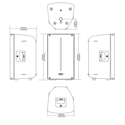 Двухполосная активная акустическая система X-LITE 112A