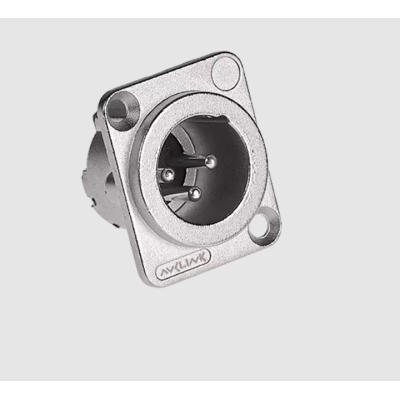 Панельный разъем XLR, штекер