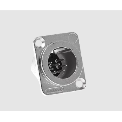 Панельный разъем XLR, штекер