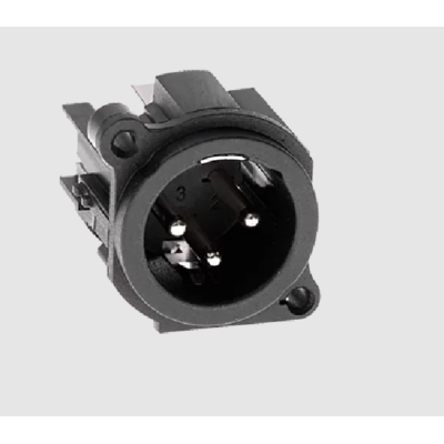 Панельный разъем XLR, штекер