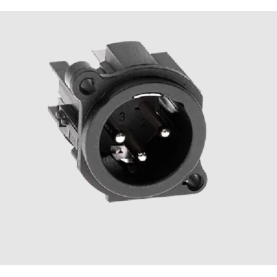 Панельный разъем XLR, штекер