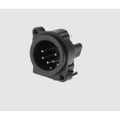 Панельный разъем XLR, штекер