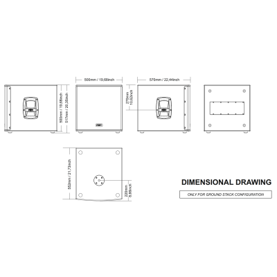 Активный сабвуфер SUBLINE 115SA