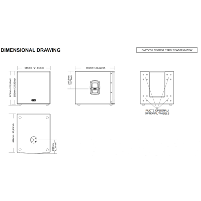Активный сабвуфер SUBLINE 118SA