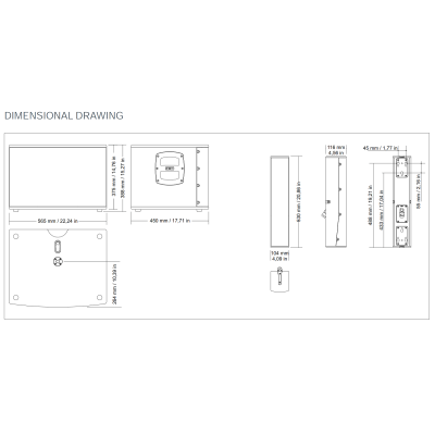 Комплект активный сабвуфер и сателлит VERTUS CS 1000